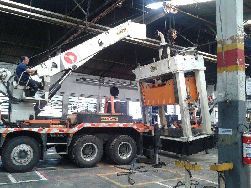 Serviços e Obras realizadas Gpt Guindastes