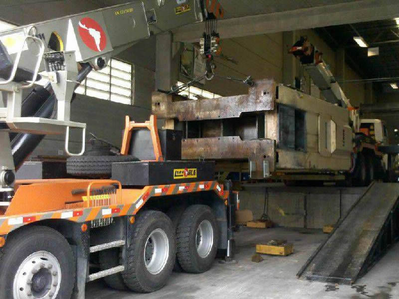 Serviços e Obras realizadas Gpt Guindastes